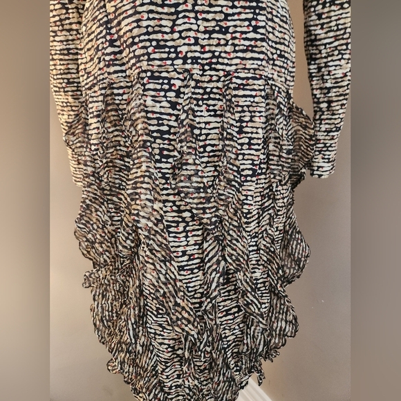 Vintage Silk Carolina Herrera Dress Size 6 - Picture 4 of 15